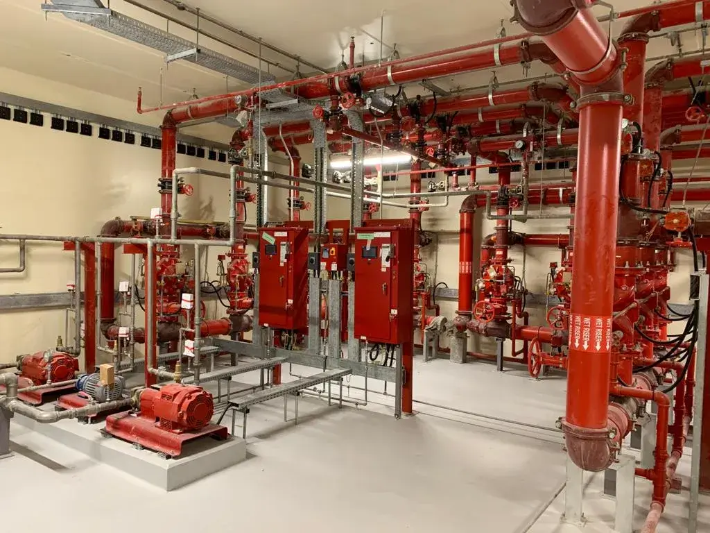 Fire protection installation project Qatar